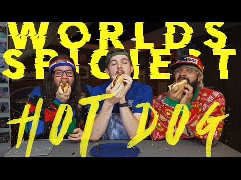 World's Spiciest Hot Dog Challenge with New Year's Resolutions