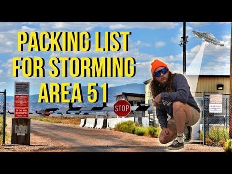 Area 51 Raid: Essential Packing List