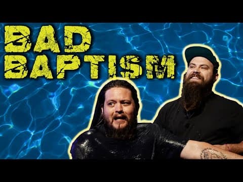 Bad Baptism: Pastor Won't Stop Preaching