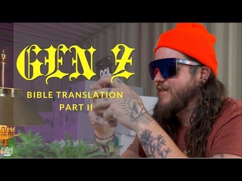 Gen Z Bible Translation Part 2 - Coffee Shop Edition