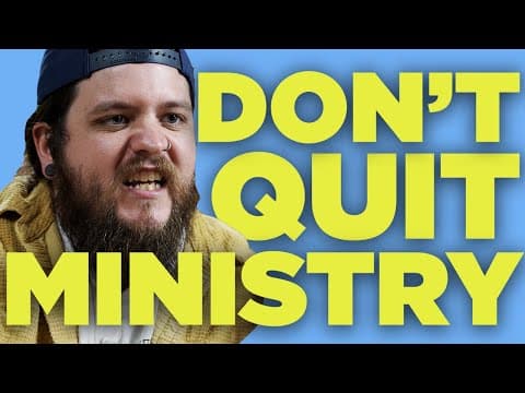 Don't Quit: A Pep Talk for Burned-Out Volunteers