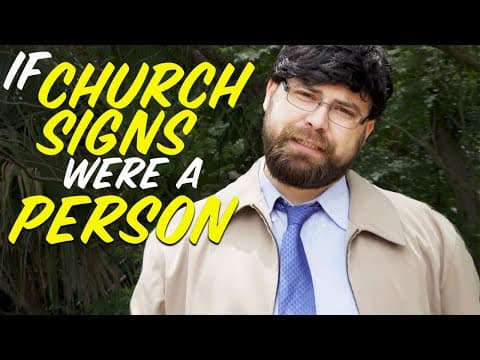 If Church Signs Were A Person