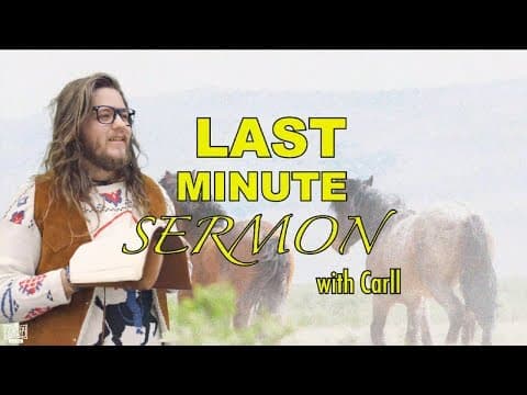 Last Minute Sermon: Horse Edition