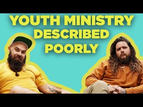 Youth Pastors Describe Their Job Poorly